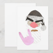 Metale kerstuitvindingen kaart (Voorkant / Achterkant)