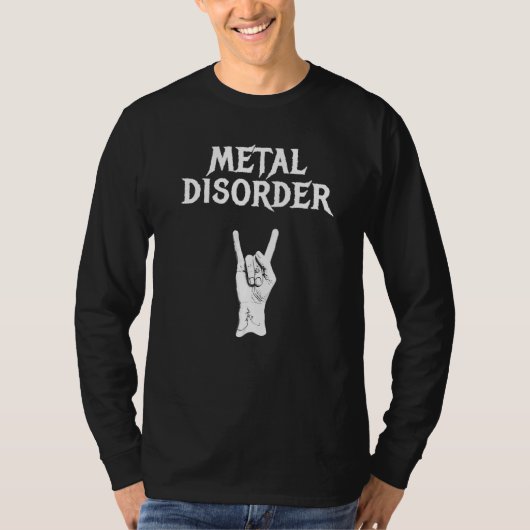 Metale stoornis Dood Thrash Ernstig Zwart Metaal T-shirt (Voorkant)