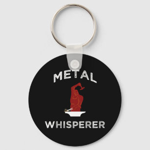 Metale whisker. Funny Blacksmithing Metalworking Sleutelhanger