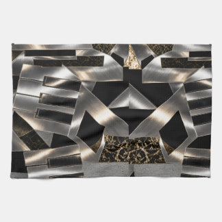 Metalen Abstracte Pianotoetsen Theedoek