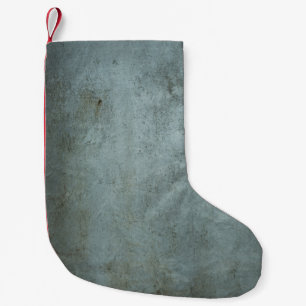 Metalen achtergrond kleine kerstsok