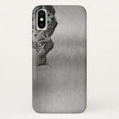 Metalen achtergrond met mechanische schade Case-Mate iPhone case (Achterkant)