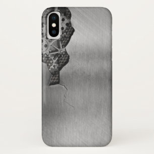 Metalen achtergrond met mechanische schade Case-Mate iPhone case