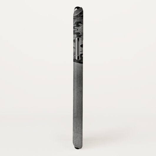 Metalen achtergrond met mechanische schade Case-Mate iPhone case (Achterkant / rechts)