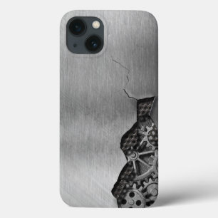 Metalen achtergrond met mechanische schade Case-Mate iPhone case