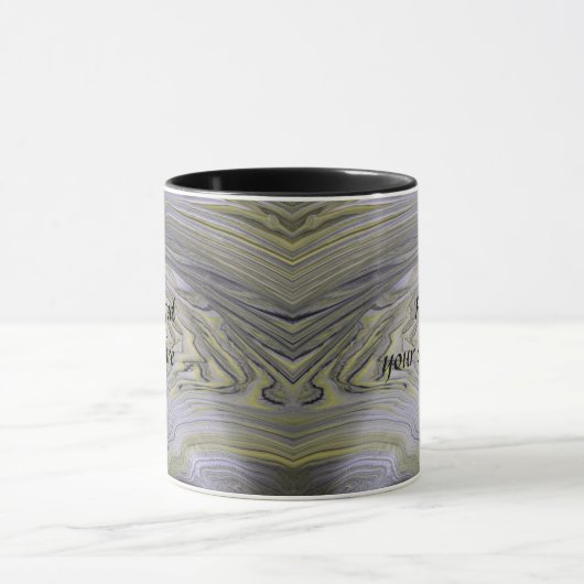 Metalen Acryl Pour Style Mok (Midden)