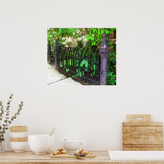 metalen afsluiter poster (Keuken)