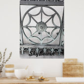 Metalen banden poster (Keuken)