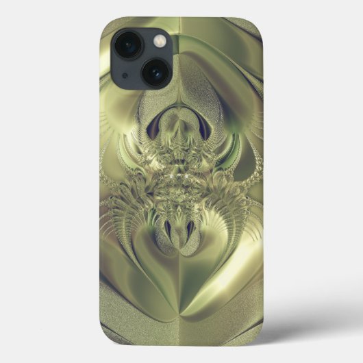 Metalen Bladeren Case-Mate iPhone Case (Achterkant)