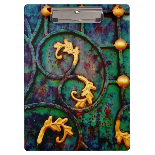 Metalen bladeren klembord (Voorkant)