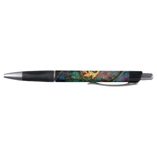 Metalen bladeren pen (Bodem)