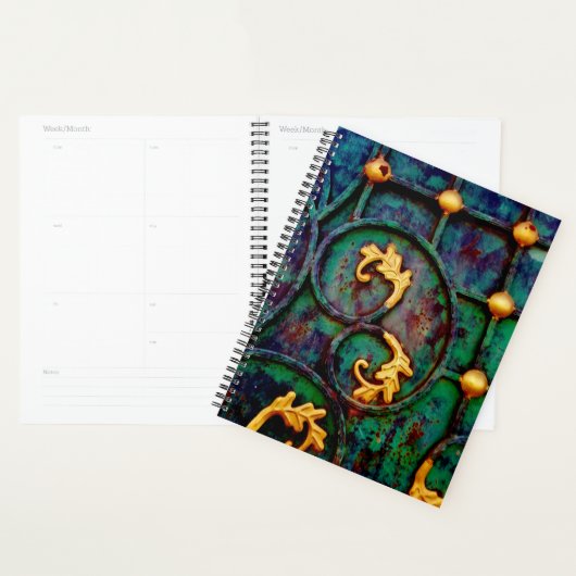 Metalen bladeren planner (Display)