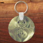 Metalen Bladeren Sleutelhanger (Voorkant)