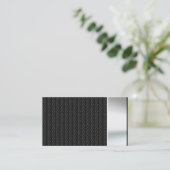 Metalen bliksem Visitekaartjes koolstofvezel (Staand voorkant)