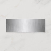 Metalen bliksemnaamplaatjes Visitekaartjes (Achterkant)