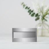 Metalen bliksemnaamplaatjes Visitekaartjes (Staand voorkant)