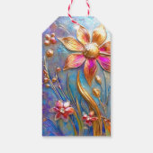 Metalen Bloemen Cadeaulabel (Achterkant)