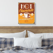  metalen bord - Hot Chocolate Canvas Afdruk (Insitu (Slaapkamer))