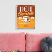  metalen bord - Hot Chocolate Canvas Afdruk (Insitu (Woonkamer))