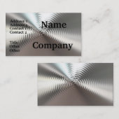 Metalen Borden Cirkelvormig ontwerp Visitekaartjes (Voorkant / Achterkant)