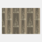 Metalen Bronzen Kerstmis Inpakpapier Vel (Voorkant)