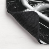 Metalen buizen Abstract Muismat (Hoek)