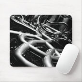Metalen buizen Abstract Muismat (Met muis)