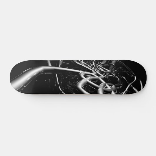 Metalen buizen Abstract - Retro Persoonlijk Skateboard (Horizontaal)