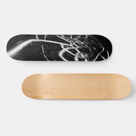 Metalen buizen Abstract - Retro Persoonlijk Skateboard (Horizontaal)