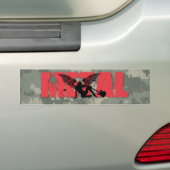 Metalen Bumpersticker (Op auto)