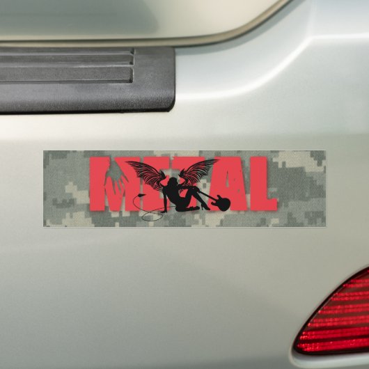 Metalen Bumpersticker (Op auto)