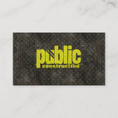 Metalen constructielagen visitekaartje (Voorkant)