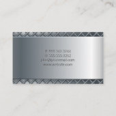 Metalen daktop | Realtor-Visitekaartje Visitekaartje (Achterkant)