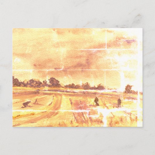 Metalen detecteren in de velden 2 briefkaart (Voorkant)