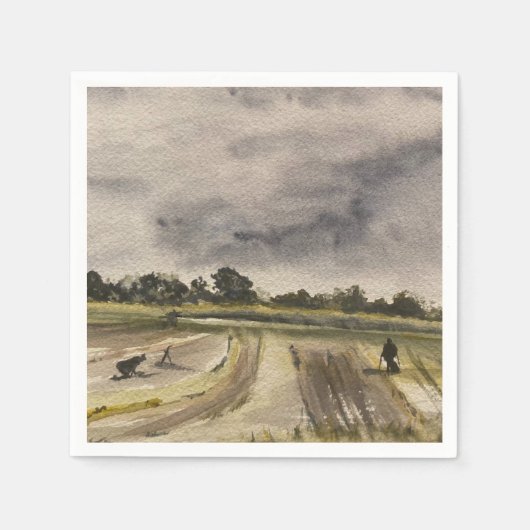 Metalen detecteren in de velden 2 servet (Voorkant)