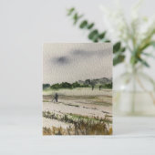 Metalen detecteren in de velden briefkaart (Staand voorkant)