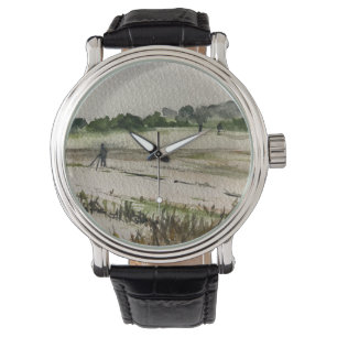 Metalen detecteren in de velden horloge