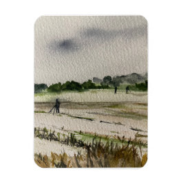 Metalen detecteren in de velden magneet