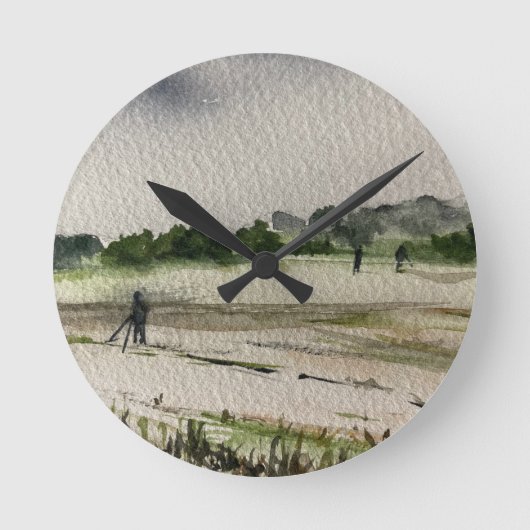 Metalen detecteren in de velden ronde klok (Voorkant)