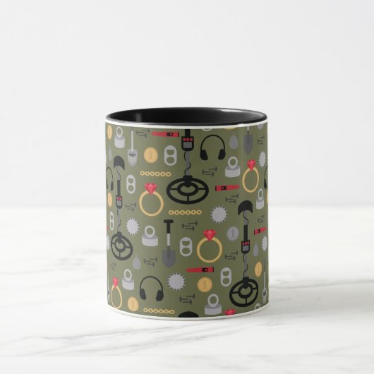 Metalen detecteren Mok (Midden)