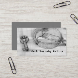 Metalen detecteren relikwieën Railroad Lock Key Sc Visitekaartje