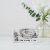 Metalen detecteren relikwieën Railroad Lock Key Sc Visitekaartje (Staand voorkant)