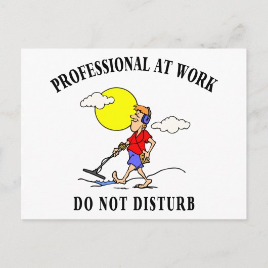 Metalen detecterende cadeaus briefkaart (Voorkant)