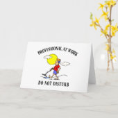 Metalen detecterende cadeaus kaart (Gele Bloem)