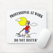 Metalen detecterende cadeaus muismat (Met muis)