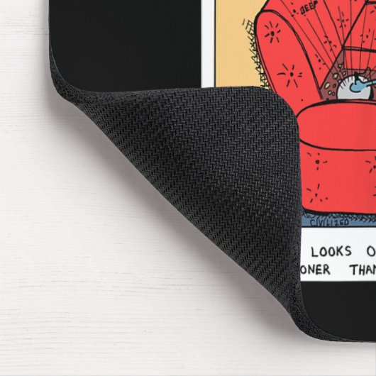 Metalen detector De bank Grappig Prospecting Nieuw Muismat (Hoek)