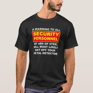 Metalen Detector Grappig T-shirt zwart