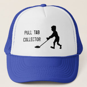 Metalen Detector Pull Tab Collector Silhouet Trucker Pet