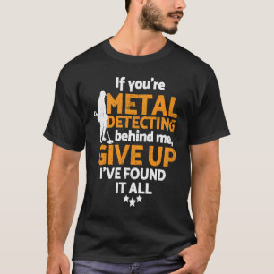 Metalen detectorisator metaaldetector t-shirt