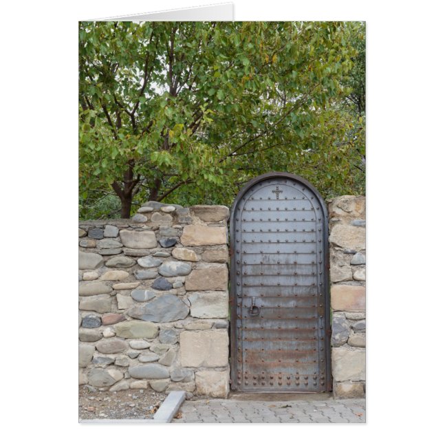 Metalen deur en wand (Voorkant)